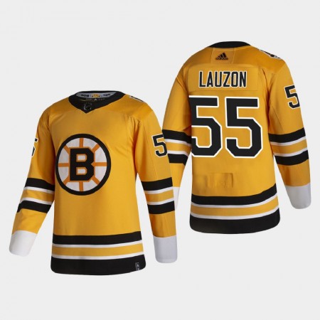 Pánské Hokejový Dres Boston Bruins Dresy Jeremy Lauzon 55 2020-21 Reverse Retro Authentic